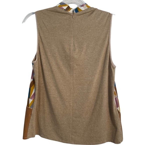 Zara Geometric Colorful‎ Sleeveless Top - Picture 4 of 5